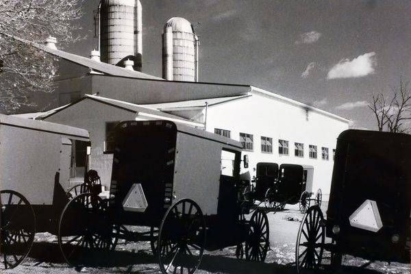Amish Farms and Bridges