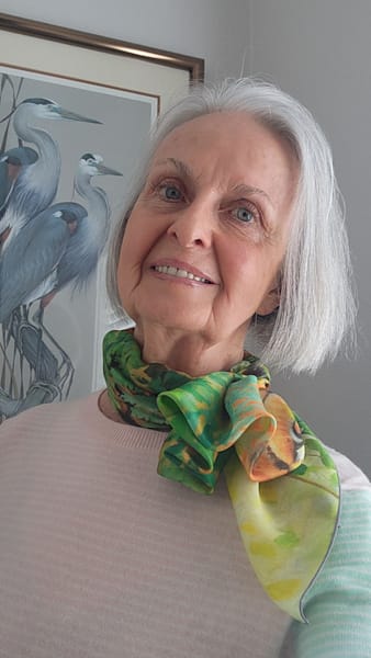 “Spirit Owl” Silk Scarf #5 of 6