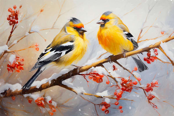Gorgeous Goldfinches