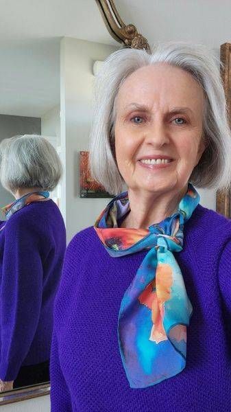 Remembrance Poppies Silk Twill Scarf #2 of 3