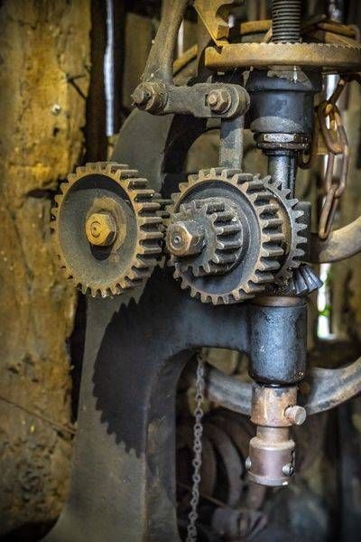 Old Drill Press Detail Color