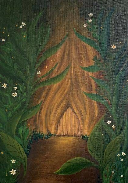 Secret Gardens Door Art | Steph's Fine Art