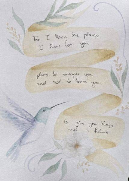 Jeremiah 29.11 Art | Steph's Fine Art