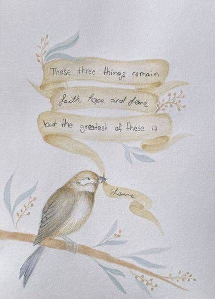 1 Corinthians 13.13 Art | Steph's Fine Art