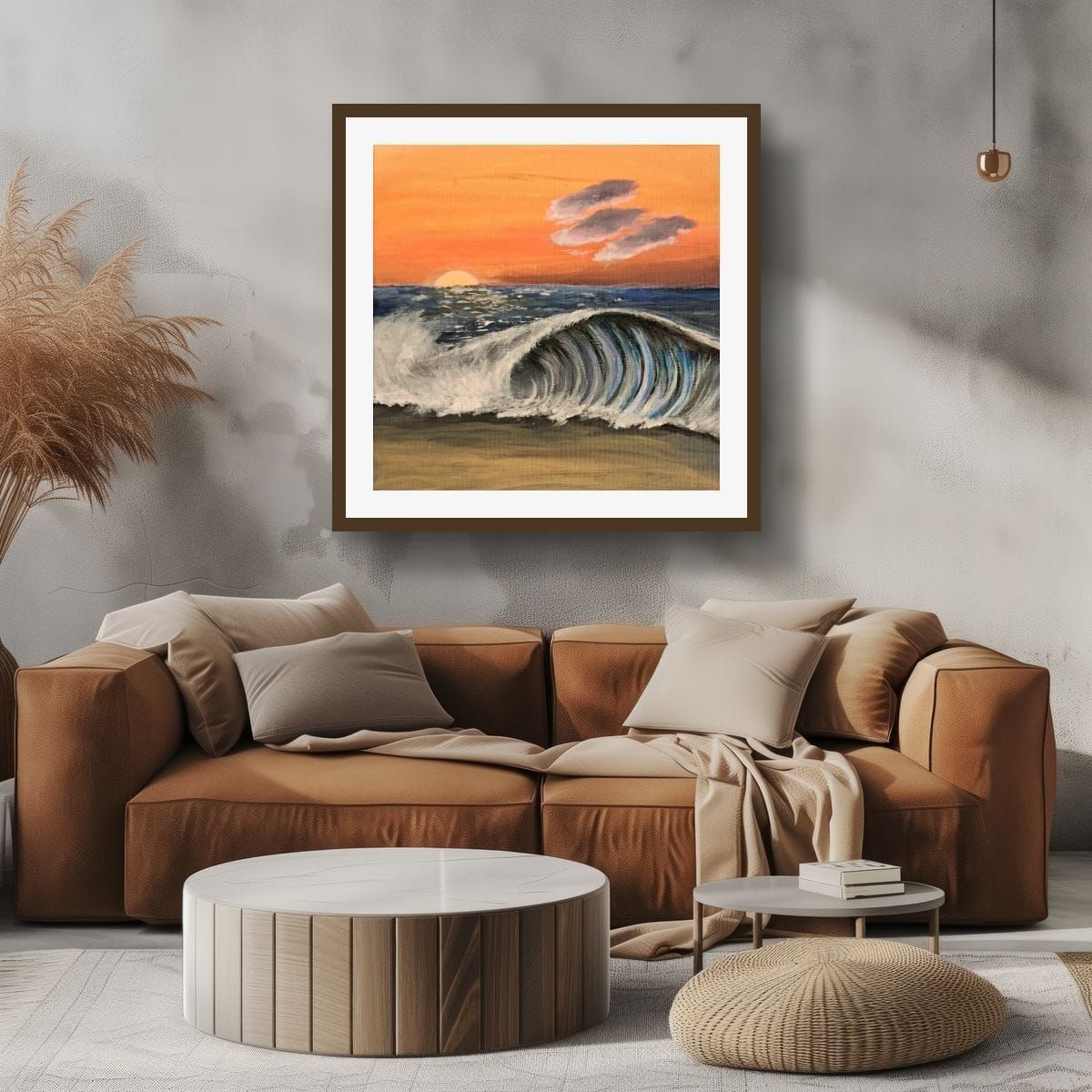 
        <div class='title'>
          Sunset Wave
        </div>
       