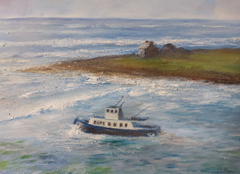 Tory Island Ferry Art | MOLPRINTART