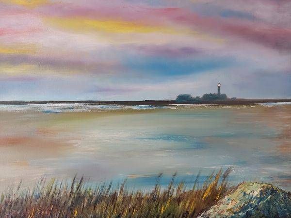 Tory Island Lightouse From Mainland Art | MOLPRINTART