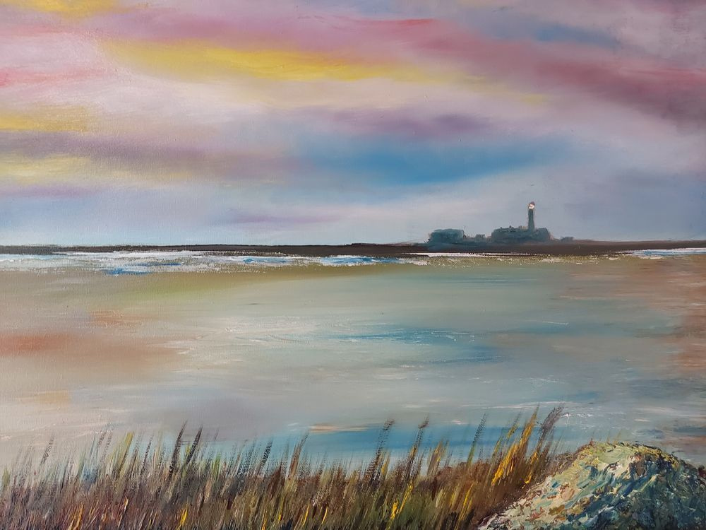 Tory Island Lightouse From Mainland Art | MOLPRINTART