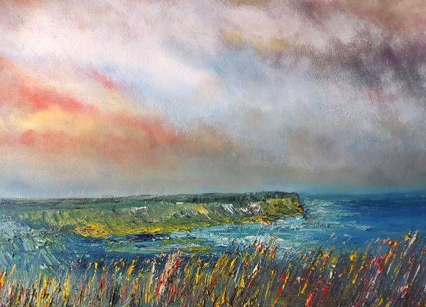 Donegal Beach Storm Art | MOLPRINTART