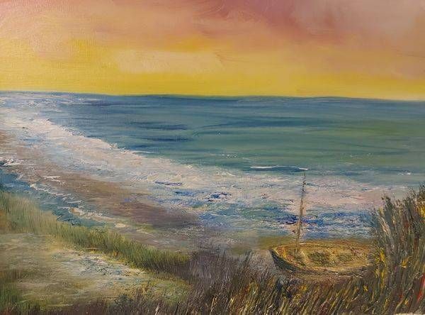 Beach Boat Art | MOLPRINTART