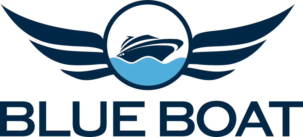 Blue Boat Art 