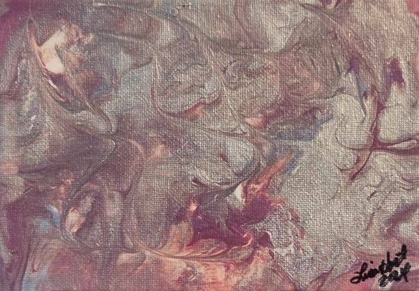 Purple Pour Art | Hart Artistry