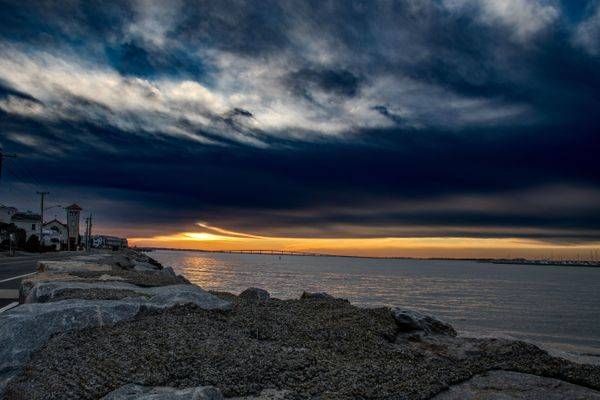 Longport Storm Photography Art | Coastal Fine Art Gallery