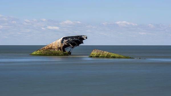 Wreck At Rest Photography Art | Coastal Fine Art Gallery
