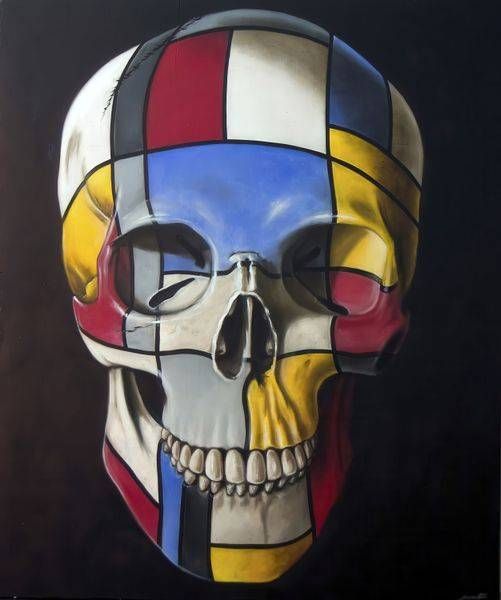 Skull Mondrian