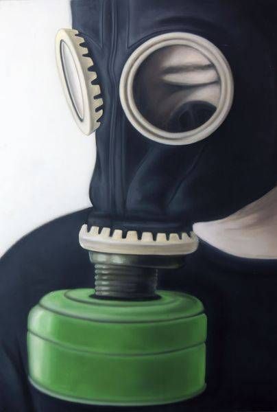 Greenapplemask Art | Jorge Rubert Visual Arts