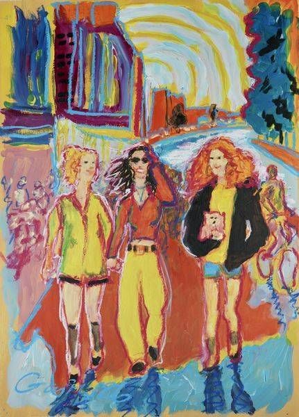 Girls Of Barcelona Art | Garth Maxwell Art