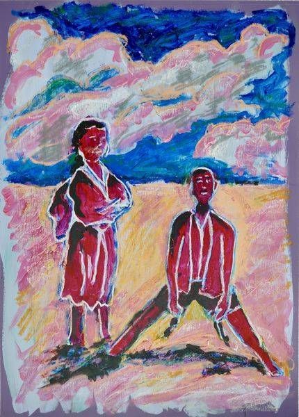 Portugal With Maggie Art | Garth Maxwell Art