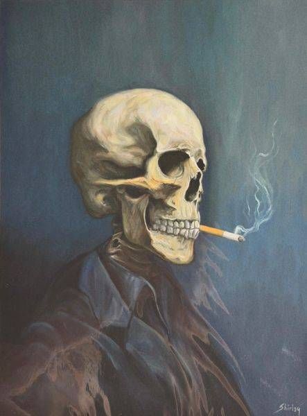 Smoking Skull