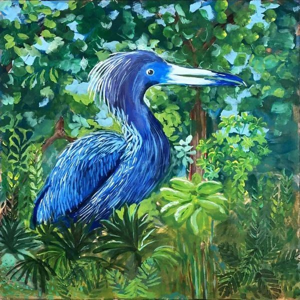 Tropical Blues Art | Jan Coburn Art