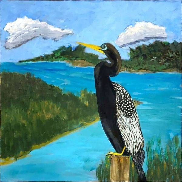 Post With A View Art | Jan Coburn Art