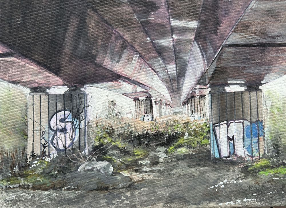 Under The Overpass Art | Jo Conti