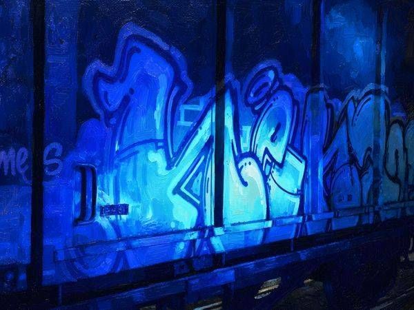 Graffiti On Train Art | Jo Conti