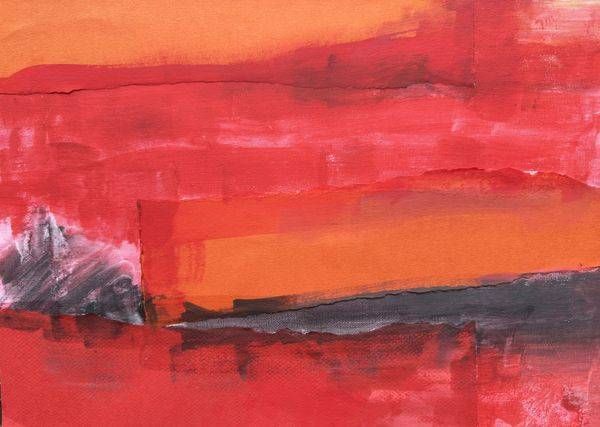 Kenfig Sunset Art | Jo Conti