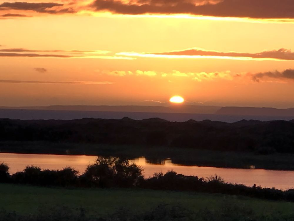 Kenfig Sunset Art | Jo Conti