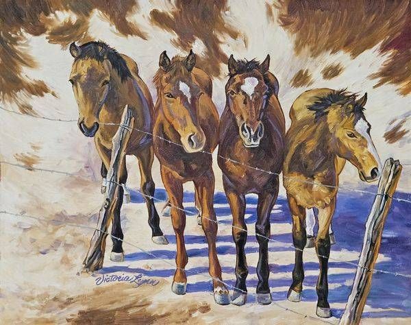 Four Amigos Art | Artwork By Victoria Lynn