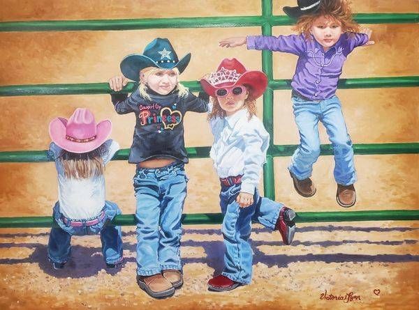 Little Princess Rodeo Collection Art | Artwork By Victoria Lynn