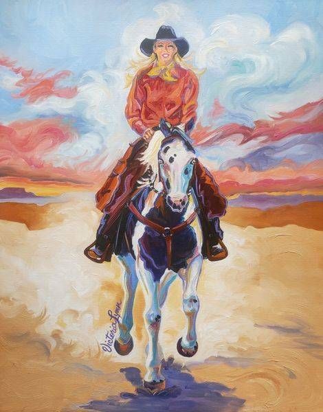 Kickin Up Dust Art | Artwork By Victoria Lynn