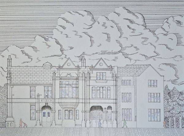 Hebden Bridge Town Hall Art | Jerry Kan Art