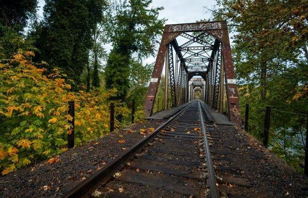 Umpqua Train Bridge Photography Art | Brandon Bishop Photography
