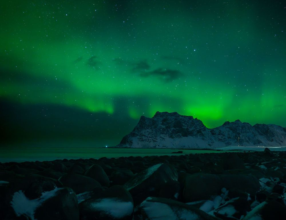 Uttakleiv Aurora Photography Art | Brandon Bishop Photography