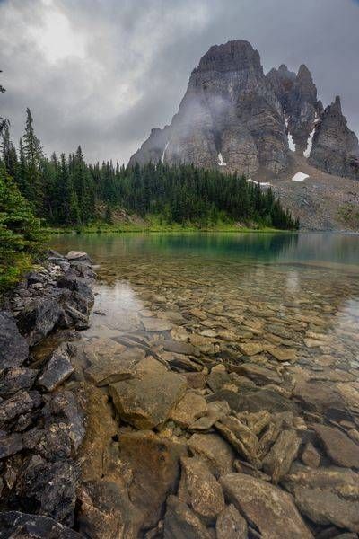 Moody Sunburst Lake Photography Art | Brandon Bishop Photography