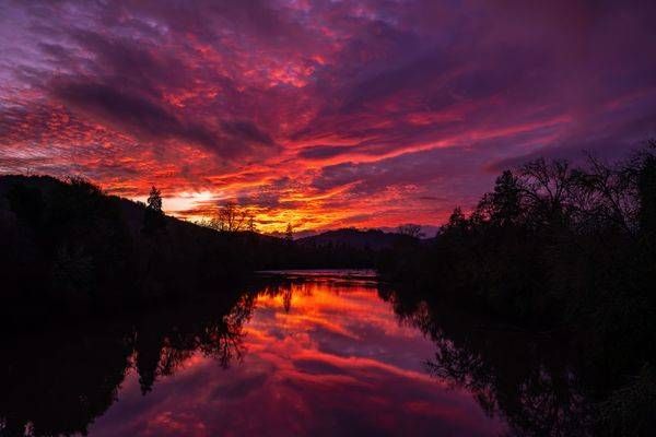 South Umpqua Sunset Photography Art | Brandon Bishop Photography