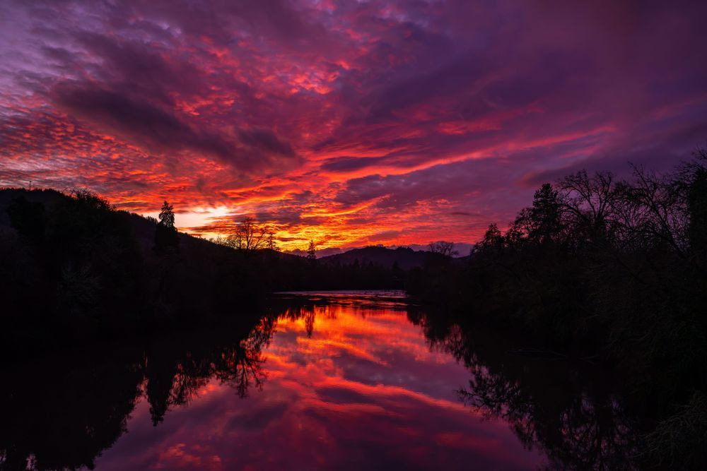 South Umpqua Sunset Photography Art | Brandon Bishop Photography