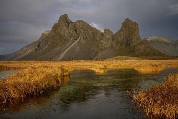 Eystrahorn Frozen Lakes Photography Art | Brandon Bishop Photography