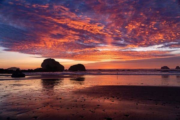 Crescent Sunset Photography Art | Brandon Bishop Photography