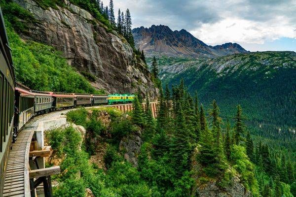 Alaska Mountain Train Photography Art | Brandon Bishop Photography