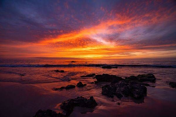 Hapuna Beach Sunset Photography Art | Brandon Bishop Photography