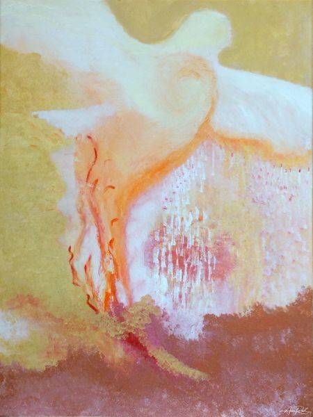 Pentecost - prophetic fine art print - Anne Reid Artist