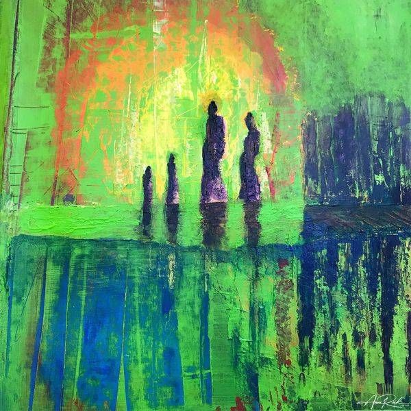 Land of the Rising Sun - prophetic fine art print - Anne Reid Artist
