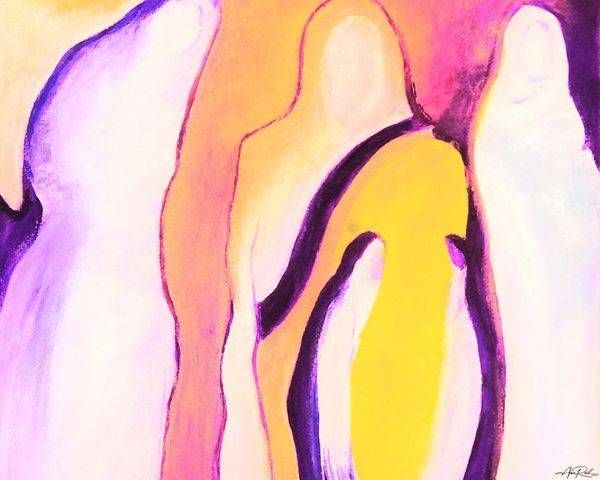 Great Cloud of Witnesses 5 - prophetic fine art print - Anne Reid Artist