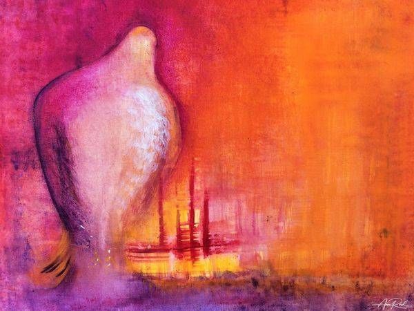 Falcon - prophetic fine art print - Anne Reid Artist