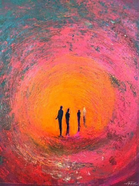 Fourth Man - prophetic fine art print - Anne Reid Artist
