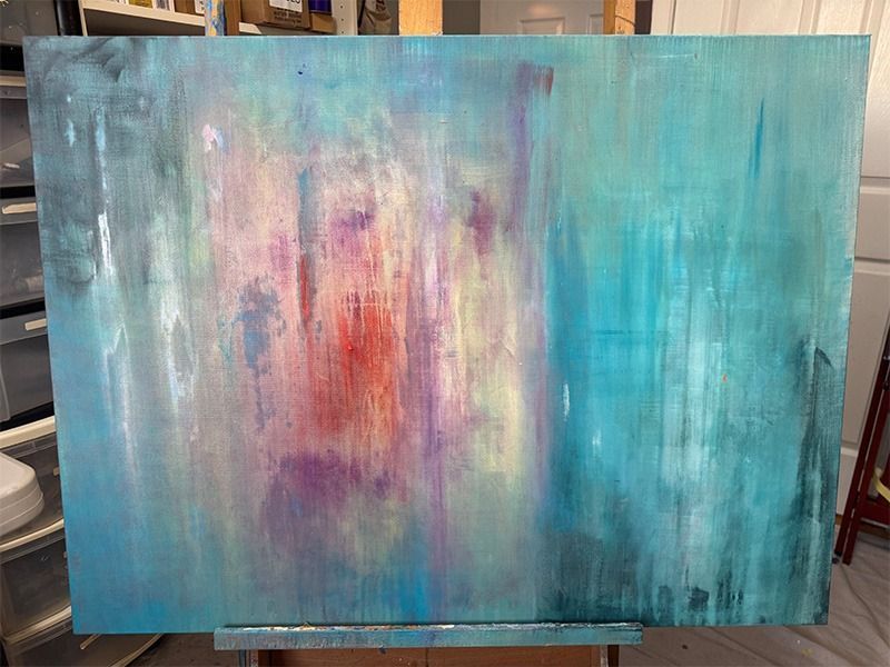 Anne Reid Artist — works in progress in studio