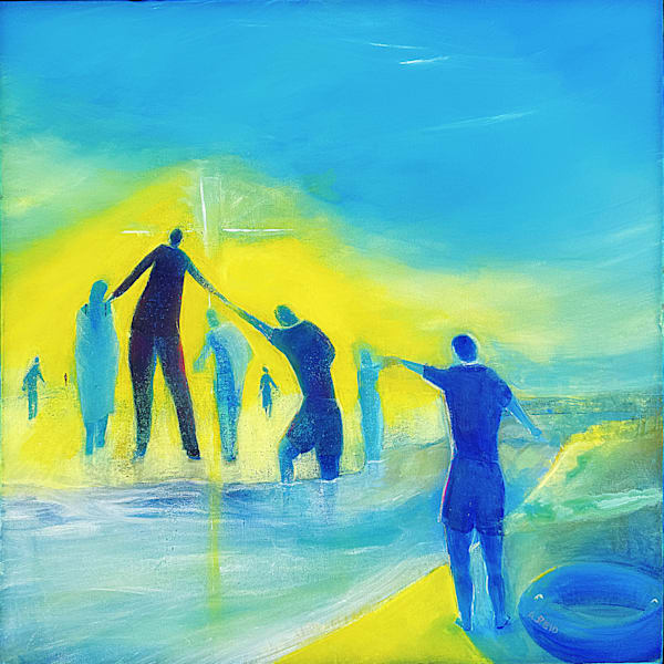 A River Runs Through It - prophetic fine art print - Anne Reid Artist