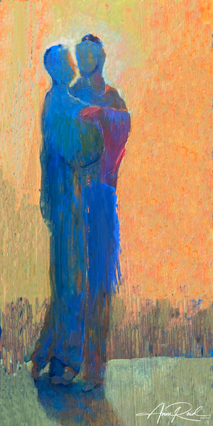 Ruth & Boaz - Abstract Prophetic Fine Art Print | Anne Reid Artist